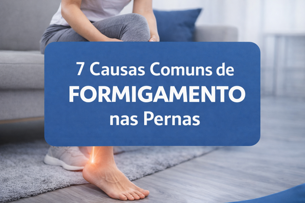 7 causas comuns de formigamento nas pernas