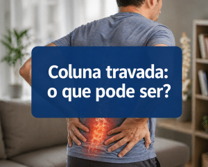 coluna travada