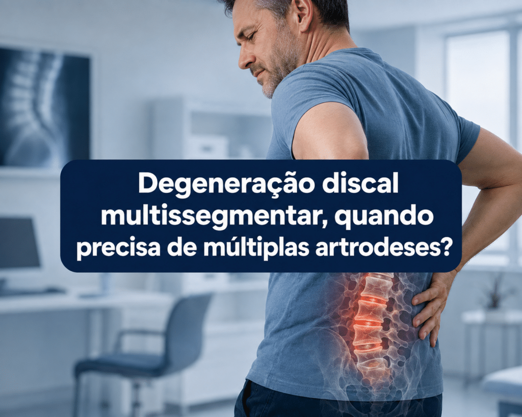 Degeneração discal multissegmentar