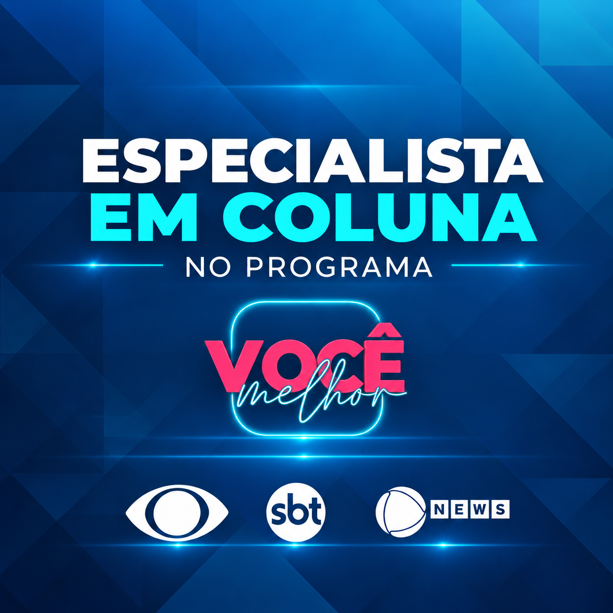 Dr. Gustavo Ribeiro, ortopedista especialista em coluna, colunista de saúde na TV